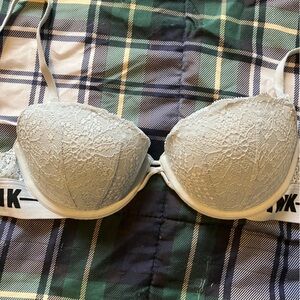 Light Blue PINK Lace Bra